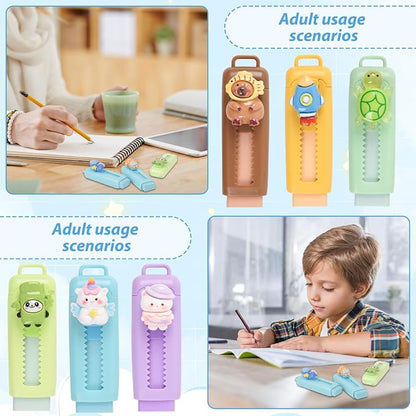 24 Pcs Cute Retractable Eraser for Pencils Cute School Supplies Kawaii Erasers - Image 4