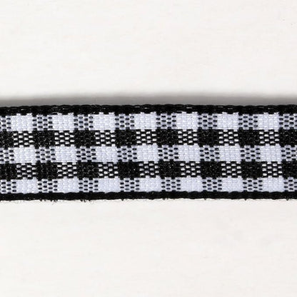 Buffalo Check Ribbon Black and White Gingham Ribbon 25 Yards - Image 9