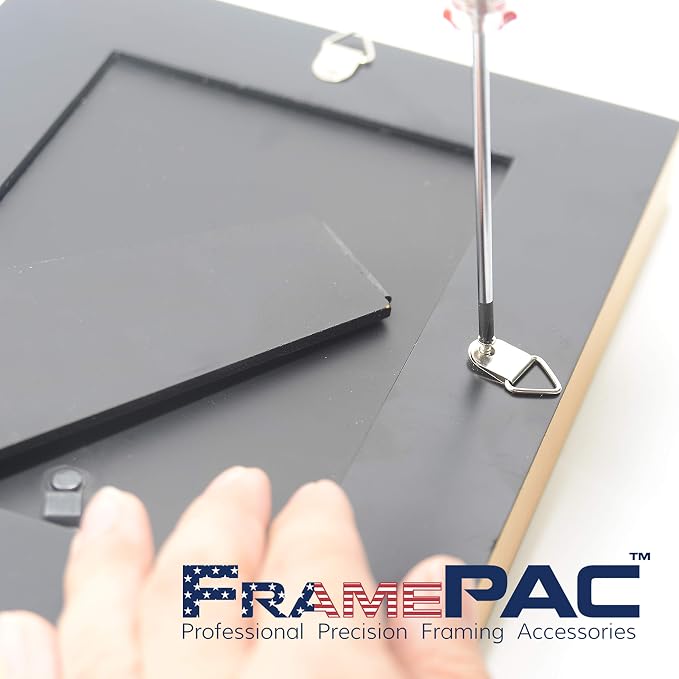 100 Pack Picture Hangers with Screws, Small Triangle Ring, D Rings - Image 6