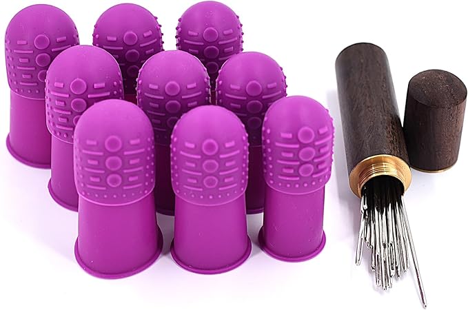 Comfortable Flexible Thimbles | THIK-Grip Thimble | Small by SiliconeAlley