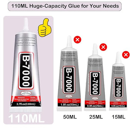 3.7oz B7000 Rhinestone Clear Glue - Image 2