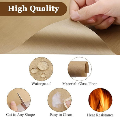 Selizo 20 Pack Teflon Sheet for Heat Press, Heat Transfer Press Cover Paper - Image 3