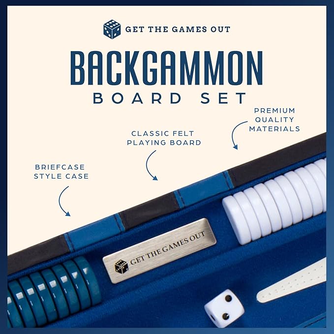 Get The Games Out Top Backgammon Set - Image 2