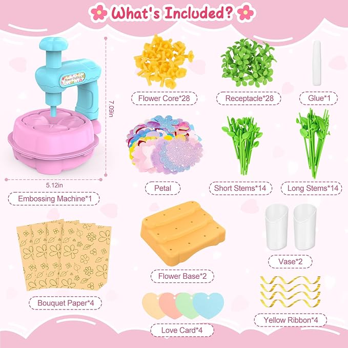 Wwzzey Fabric Flower Bouquets Toys - Image 3