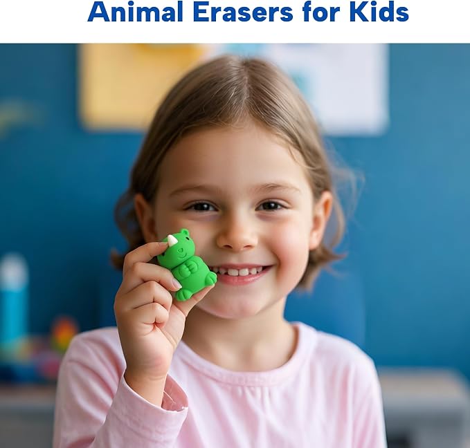 Animal Erasers for Kids - Image 2