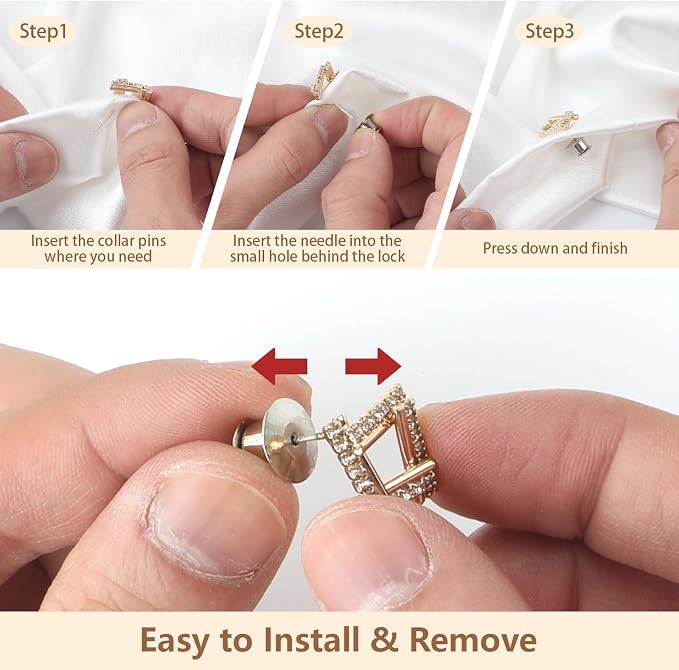 70 PCS Locking Pin Backs, Metal Pin Locks Locking Pin Keeper Clasp - Image 4