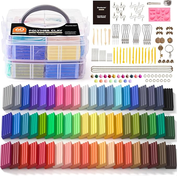 Shuttle Art Polymer Clay Kit by ShuttleArt