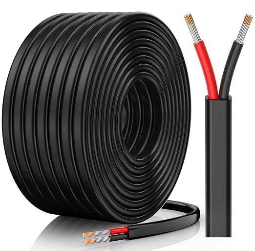 10 Gauge Wire, 10 AWG 2 Conductor Electrical Wire, Flexible/Oxygen-Free Tinned by Unknown