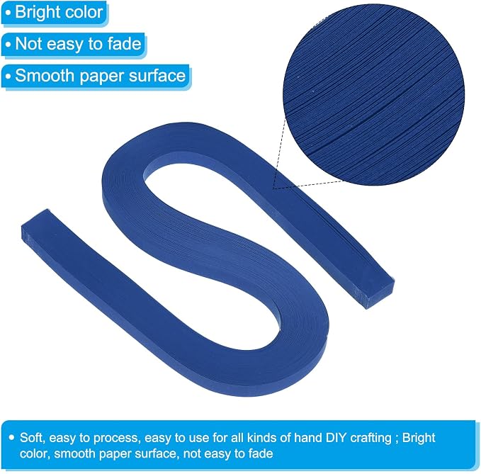 PATIKIL 360pcs Quilling Paper Strips Paper Flowers Quilling Kits 3/8" Origami - Image 3