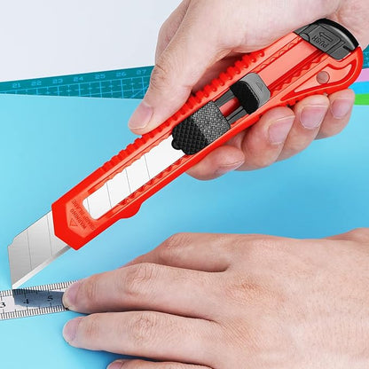 DIYSELF 30 Pack Box Cutter Retractable, 18mm Box Knife, Utility Knife - Image 3