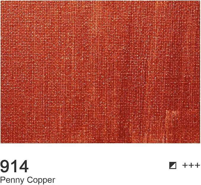 AUREUO Penny Copper Acrylic Paint, 4 Fl Oz / 120ml Single Tube, Rich Pigment - Image 2