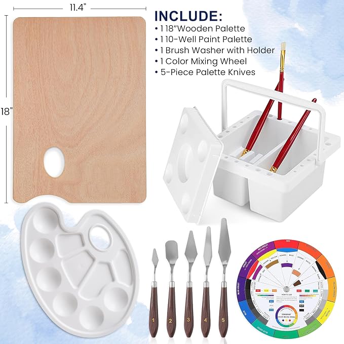 196Pcs Deluxe Artist Painting Set - Image 6