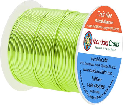 Mandala Crafts 20 Gauge Anodized Aluminum Craft Wire - Image 2