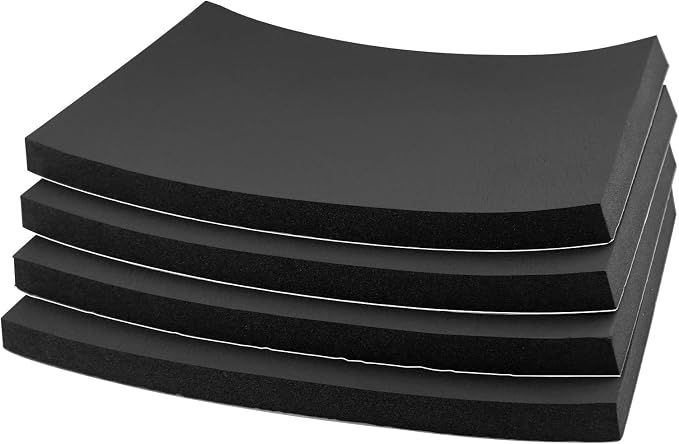 Foam Sheets with Adhesive Backing Foam Padding Neoprene Rubber Mat Closed Cell by VUAOHIY