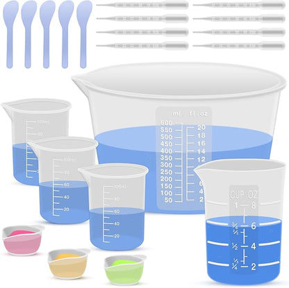 Silicone Resin Mixing Measuring Cups by SwigranceQualityCreativity