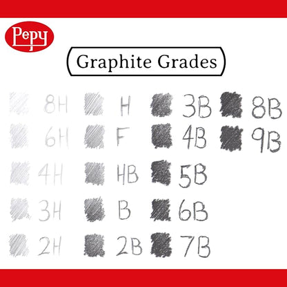 Pepy Graphite Professional Drawing Pencils - Image 4