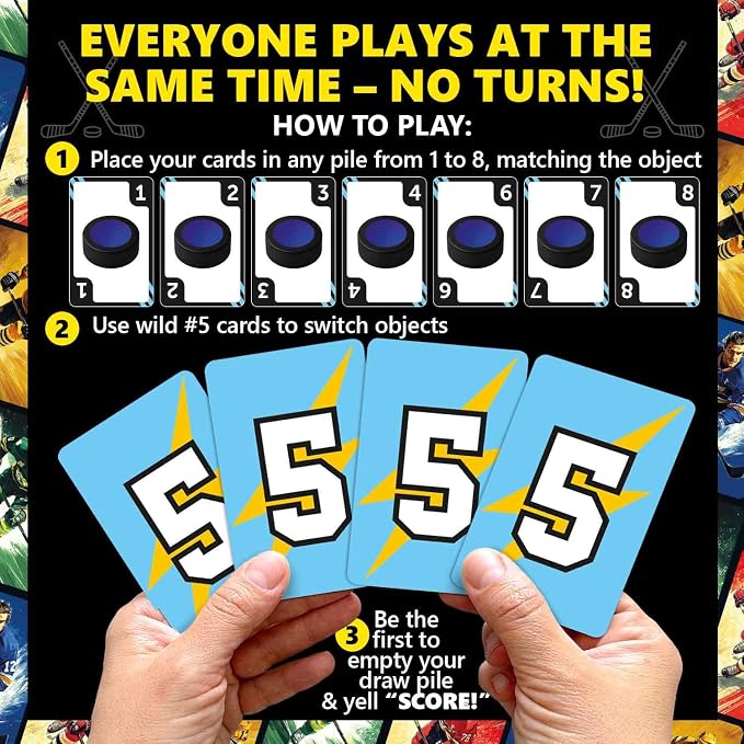 QUOKKA American Hockey Fast-Paced Card Game - Image 4