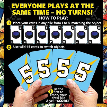 QUOKKA American Hockey Fast-Paced Card Game - Image 4