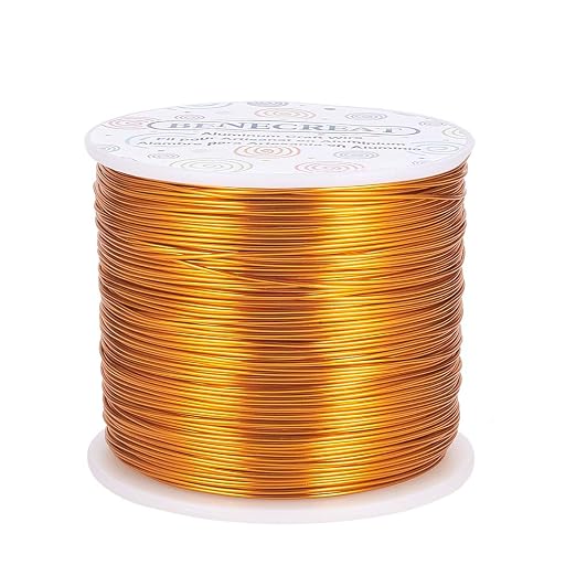 BENECREAT 20 Gauge 770FT Aluminum Wire Anodized Jewelry Craft Making Beading by BENECREAT
