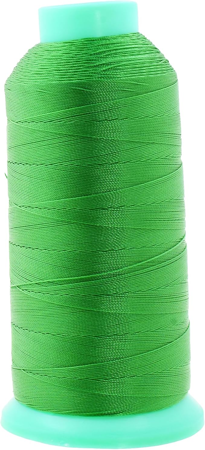 Mandala Crafts Bonded Nylon Thread Green Heavy Duty Sewing Threads by MandalaCrafts