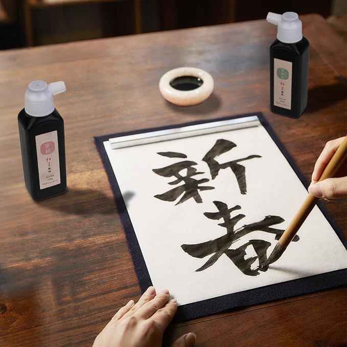 MEGREZ Chinese Calligraphy Ink, Sumi Ink Flower Scented Calligraphy Ink - Image 4