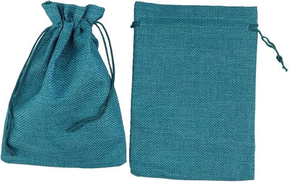 Palmhomee Pack of 25 Burlap Gift Bags - Image 2