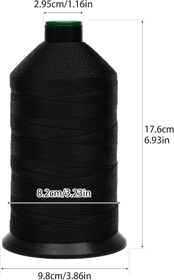 Extra Strong Bonded Nylon Thread #207 Tex210 – 16 OZ, Versatile Stitching - Image 2