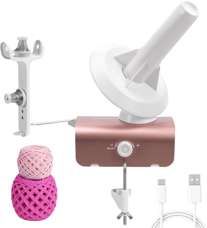 Winartton Electric Yarn Winder for Crocheting, Heavy-Duty Yarn Ball Winder 10 by Winartton
