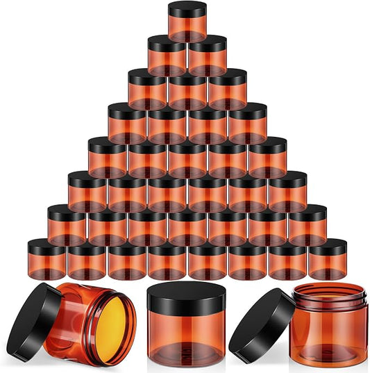 SATINIOR 36 Pieces 1 oz Plastic Jars by SATINIOR