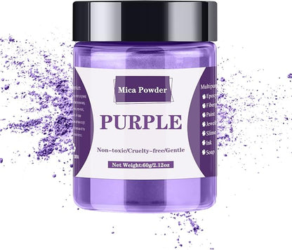 Mica Powder - 60g Mica Powder for Epoxy Resin - Pearl Pigment Powder Dye for by LightStone