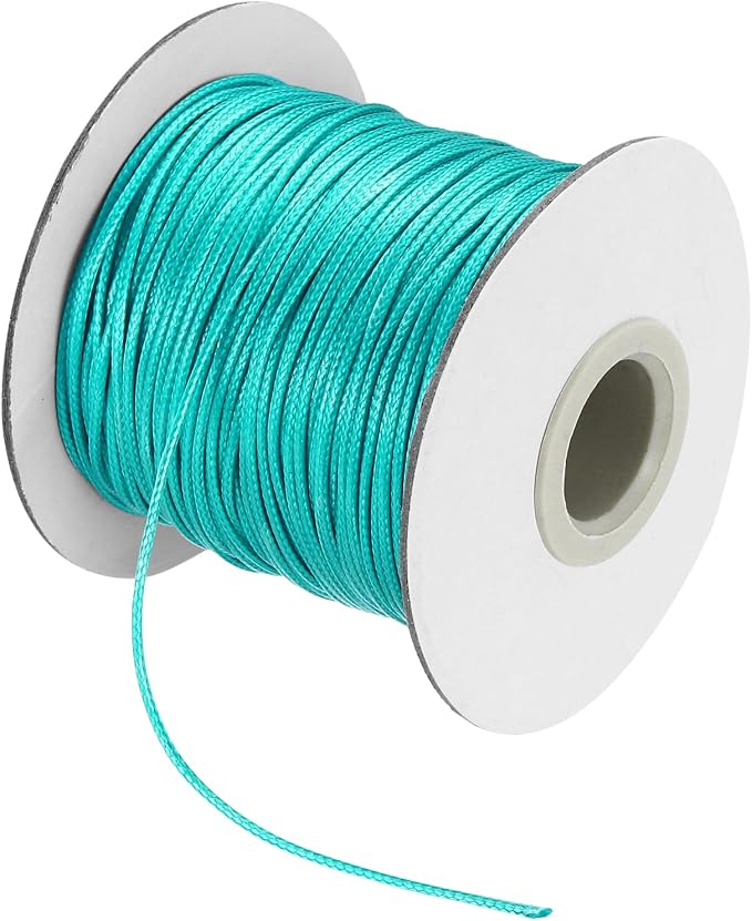MECCANIXITY Waxed Cord 1mm Waxed Thread 87 Yard Wax String Leather Cord by MECCANIXITY