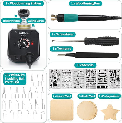 YIHUA 939-V Wood Burning Pen Wood Burning Kit - Image 6