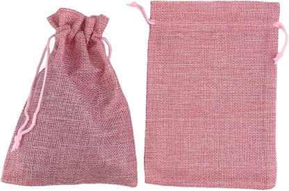 Palmhomee Pack of 25 Burlap Gift Bags - Image 2