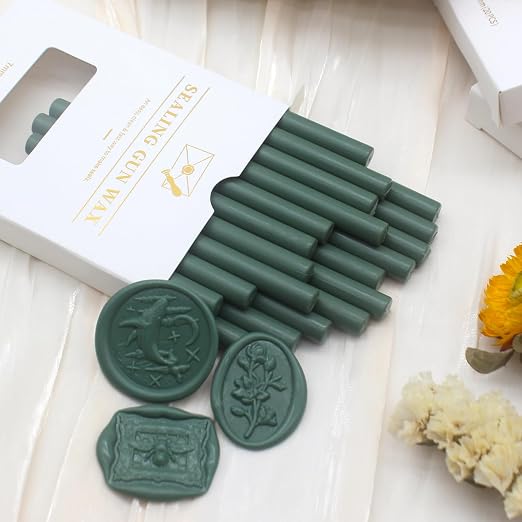 Olive Green Wax Seal Sticks 20pcs, Andotopee Glue Gun Wax Seal Sticks - Image 5