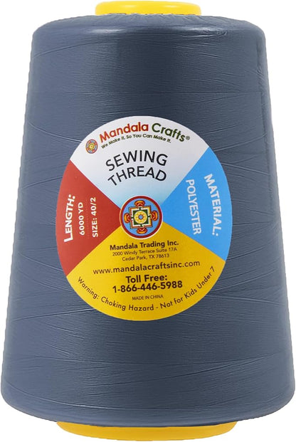 Mandala Crafts 4 Pack of Serger Threads Cones Spools - Image 4