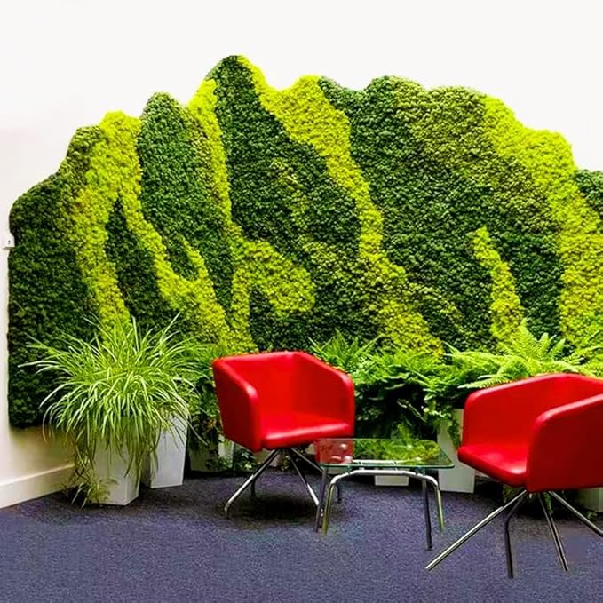Preserved Reindeer Moss Natural Green DIY Kit Gardenning Art Wall Decor Florist - Image 5