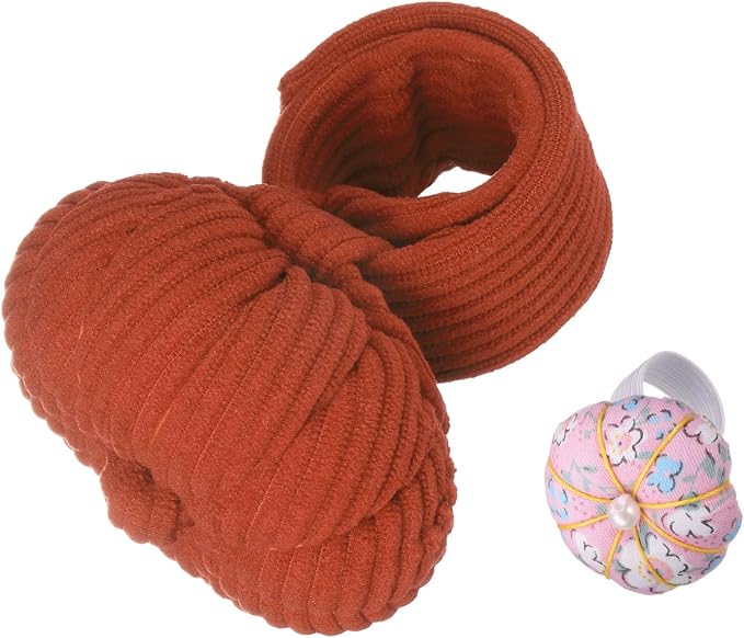 HARFINGTON Wrist Pin Cushions, Sewing Needle Pin Cushion Adjustable Strap - Image 3