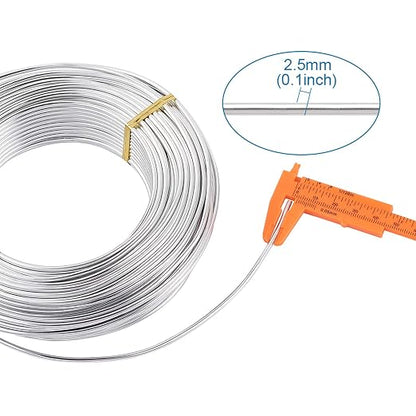 Fashewelry 114 Feet 10 Gauge Aluminum Wire Silver Bendable Metal Craft Wire - Image 3
