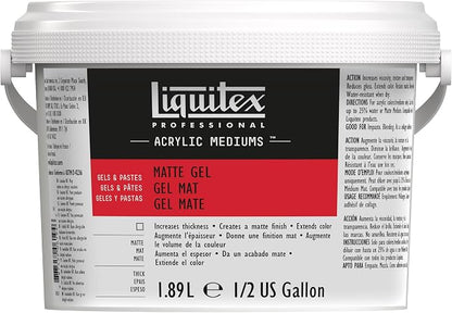 Liquitex Professional Matte Gel Medium, 1.89L Bucket by Liquitex