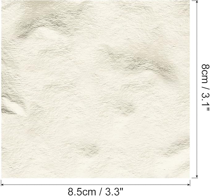 MECCANIXITY Gold Leaf Foil Sheet, 3.3 x 3.1inch - Image 2