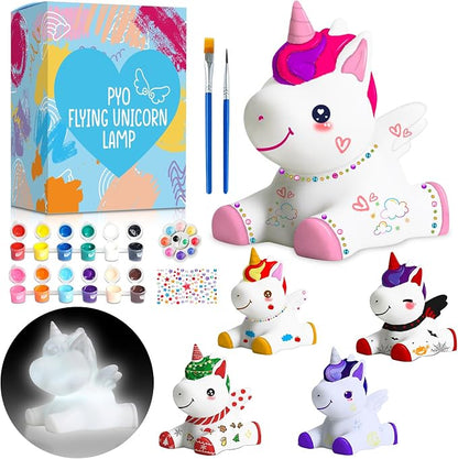 FUNZBO Paint Your Own Unicorn Lamp Kit by FunzBo