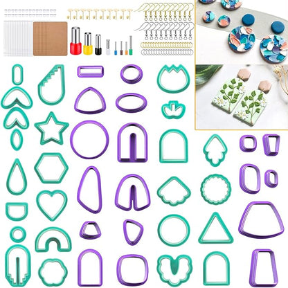 PTFJZ Polymer Clay Cutters for Earring Making by PTFJZ