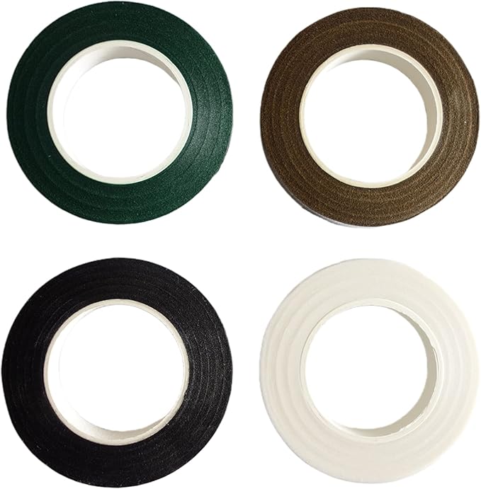 Transun Moo 4 Rolls 1/2 Inch Floral Tapes Florist Wraps by Unknown