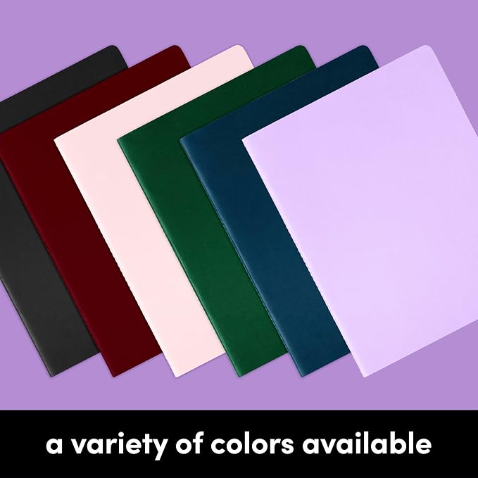 PAPERAGE Soft Cover Lined Journal Notebook, 2 Pack, 100 Pages, Large 7.5 inches - Image 7