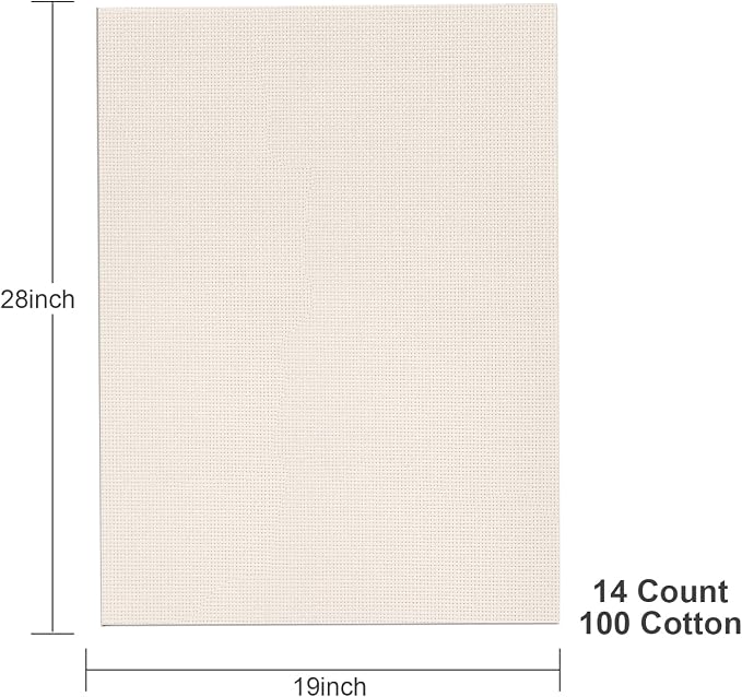 Aida Cloth 14 Count Cross Stitch Fabric - Image 2