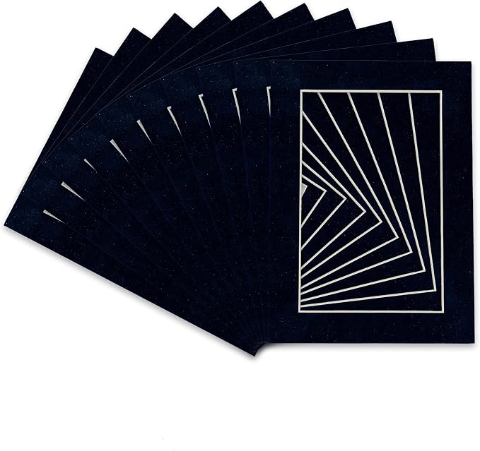 Pack of 25 Acid Free 11x14 Mats Bevel Cut by Poster+Palooza