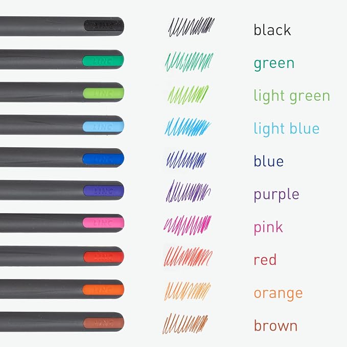 linc Pentonic Premium Ball Point Pen 1.0 mm Medium Point, Easy Flow Ink - Image 7