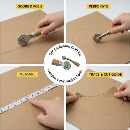 Box Resizer Tool Kit, 0.5mm Solid & Dashed Line Scoring Wheel - Image 2