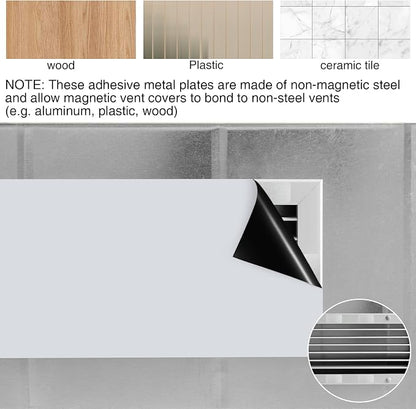 30 Pcs Adhesive Metal Plate for Magnets Mount, 2.36x1.18in Metal Strips for - Image 7
