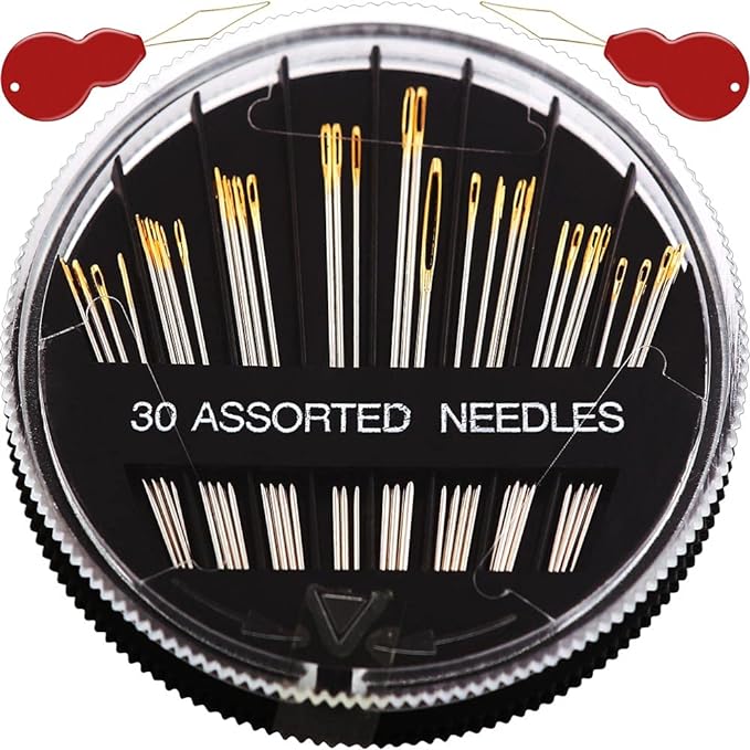 Premium 30/60 Pack Sewing Needles by JollMono